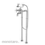 TOTO "Gloria" Cross Handle Floor Standing Bath & Shower Set
