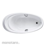 TOTO Bak Mandi Oval dengan Pegangan Tangan dan Anti-Slip