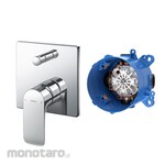 TOTO GA Keran Air Panas Dingin Single Lever untuk Bak Mandi & Shower dengan Pengganti Mode