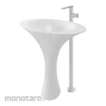 TOTO Le Muse Wastafel Floor Standing 80 dengan Afur Pop-Up One Push