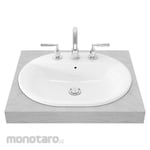 TOTO Omni + Self Rimming Lavatory 3 Tap Holes