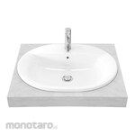TOTO Omni+ Wastafel Self-Rimming 1 Keran