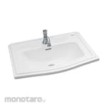 TOTO Self Rimming Lavatory 1 Tap Hole