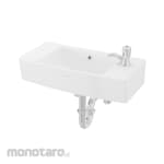 TOTO Wall Hung Lavatory Body 1 Tap Hole complete with Wall Mounting Bolt