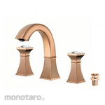 Waterplus 3-Hole Basin Mixer with Push Pop-Up