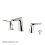Waterplus 3-Hole Basin Mixer with Push Pop-Up