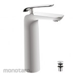 Waterplus Basin Mixer Tall with Large Push Pop-Up