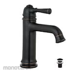 Waterplus Basin Mixer with Push Pop-Up