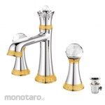 Waterplus Concealed Basin Mixer Deck with Lever Pop-Up