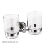 Waterplus Cup Holder Double (Frosted Glass)