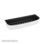 Waterplus Rectangle Basket (White Holder, Black Basket)