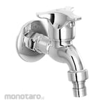 aer Kran Air Dinding Handle Putar/Baling Modern & Nepple untuk Mesin Cuci