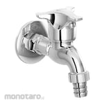 aer Kran Air Dinding Handle Putar/Baling Modern & Nepple untuk Selang Air