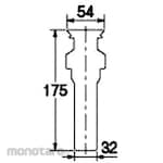 KAKUDAI MFG Horizontal Hole Drain Plug