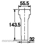 KAKUDAI MFG Round bowl drain plug
