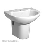 Jomoo Basin Semi-Pedestal (Wastafel Berdiri)