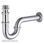 Castelli Sanitary Push Pop-Up Waste with P-Trap & Overflow (Sumbat Tekan)