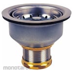 DEARBORN BRASS Sink Drain Strainer, Stopper & Splash Guard