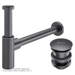 Wasser P-Trap Waste Set without Overflow