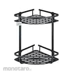 COOGER Double Triangle Corner Toilet Rack (Rak Toilet)