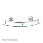 Paloma Shelf Corner Glass (Rak Sudut Kamar Mandi)