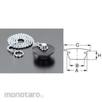 ESCO 32.0x44mm dip stopper with chain