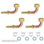 SANEI (formerly Sanei Faucet Manufacturing Co., Ltd.) Pair hose L metal fittings set