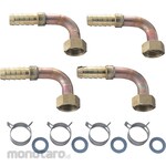 SANEI (formerly Sanei Faucet Manufacturing Co., Ltd.) Pair hose L metal fittings set