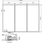 TOTO Lightweight combination 3-piece bath lid