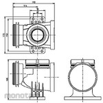 TOTO Drain adjuster body