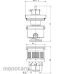 TOTO Metering piston valve (for TEV10 / TEV20, etc., common use for tap water and reclaimed water)