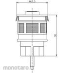 TOTO Piston Valve Part (For Tef10 / Tef20, Etc., For Both Tap Water And Reclaimed Water) (Komponen Katup Piston)