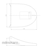 TOTO Toilet lid replacement parts for TOTO 14PS/P