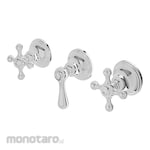 TOTO Curio Cross Handle Mixing Valve for Bath & Shower with Diverter