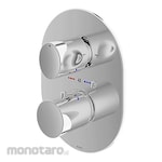 TOTO Le Muse Thermostat Bath & Shower Mixer with Diverter & Stop Valve
