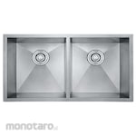 Renovo Kitchen Sink Robotic Made 2 Bowl (Wastafel Dapur)