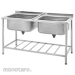 Royal Kitchen Sink Portable Two Bowl (Wastafel Dapur)