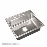 JUST MANUFACTURING Drop-In Sink with Ledge