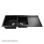 Paloma Kitchen Sink Double Bowl with Drain