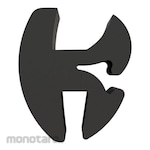 FAIRCHILD Locking Gasket Black EPDM