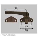 LIXIL (Shin Nikkei) Cam Latch Handle (Tuas Kunci Jendela)