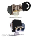 Huben Glass Cabinet Hook Lock (Kunci Pintu Kaca Kait)