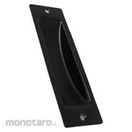 Yane Cabinet & Furniture Curve Pull Handle Matt Black Steel