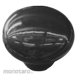 Yane Cabinet & Furniture Knob Handle Black Porcelain