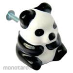 Yane Cabinet & Furniture Knob Handle Black White Zinc Alloy