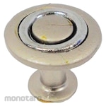 Yane Cabinet & Furniture Knob Handle CH SN Zinc Alloy