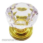 Yane Cabinet & Furniture Knob Handle GP Transparent Zinc Alloy
