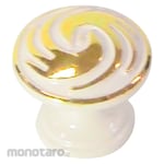 Yane Cabinet & Furniture Knob Handle Ivory GP Zinc Alloy