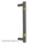 Yane Cabinet & Furniture Pull Handle Grey GP Zinc Alloy