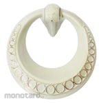Yane Cabinet & Furniture Ring Pull Handle Ivory GP Zinc Alloy